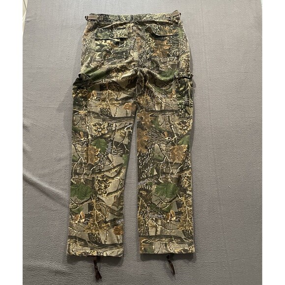 Cabelas Pants Mens Large Camouflage 3D Seclusion Cargo Perforated Hunting Skate - Picture 2 of 12